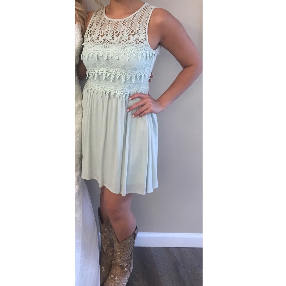 Mint Green Dress